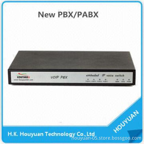 4-port Asterisk VoIP GSM Gateway FXO IP PBX, Supports VPN N2N, 20 Concurrent Calls
